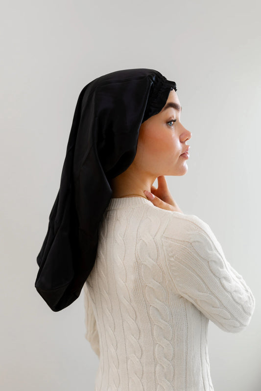 Luxury Silk silkki unimyssy pitkille hiuksille – silkkinen yömyssy